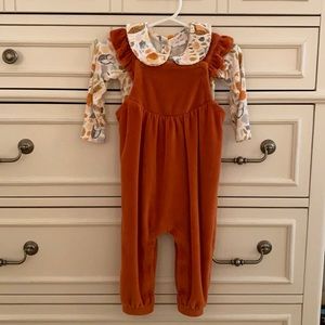 Angel Dear 6-12 months girls fall outfit.